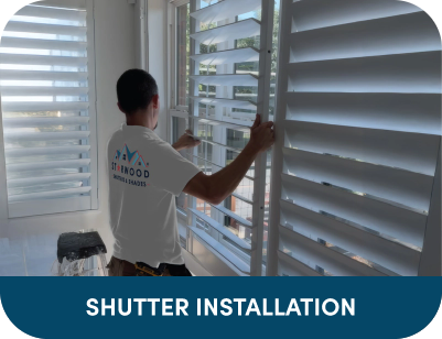 shutter installation